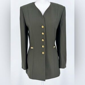 Gorgeous John Meyer green blazer. Size 10
